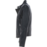Ashwood Leather Side Zip Biker Jacket Black: AWL-103