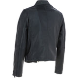 Ashwood Leather Side Zip Biker Jacket Black: AWL-103
