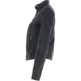 Leather Biker Style Jacket Black : Awl-1201