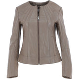 Ashwood Leather Jacket Taupe: AWL-281