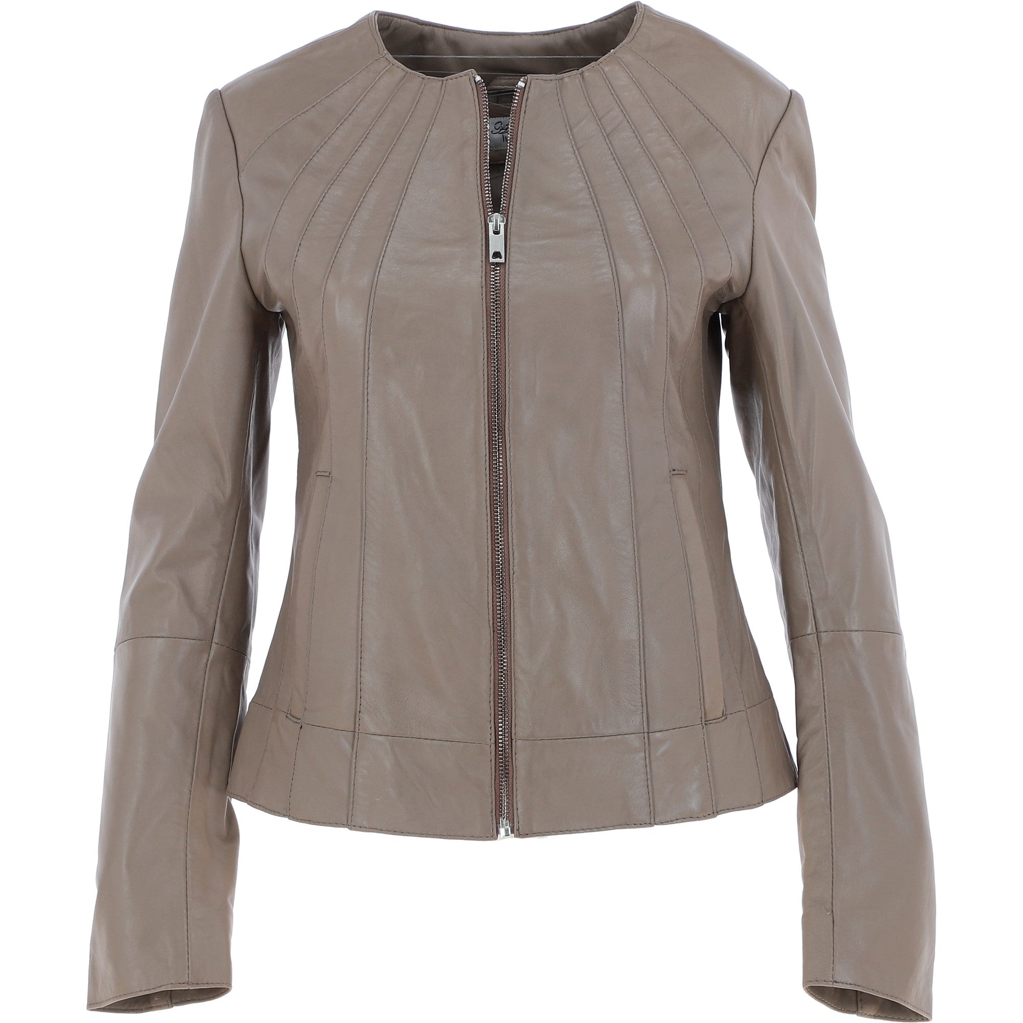 Ashwood Leather Jacket Taupe: AWL-281