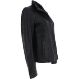 Leather Jacket Black/ani: AWL-529