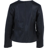 Ashwood Leather V-Neck Real Leather Jacket in Black: AWL-813