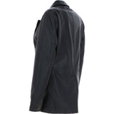 Womens Leather Fashion Single Breasted Blazer Black: AWL-Blazer