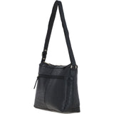 Luxury Croc Print Leather Shoulder Bag Black/croc: bc1