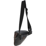 Suede and Leather Luxury Travel Bum Bag Grey: Billy