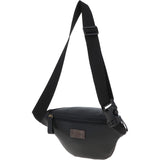 Suede and Leather Luxury Travel Bum Bag Grey: Billy