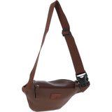 Suede and Leather Luxury Travel Bum Bag Tan: Billy