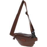 Suede and Leather Luxury Travel Bum Bag Tan: Billy