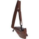 Suede and Leather Luxury Travel Bum Bag Tan: Billy