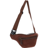 Suede and Leather Luxury Travel Bum Bag Tan: Billy