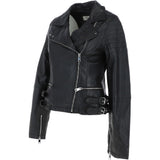 Leather Biker Jacket Black: BR CHELSEA
