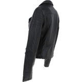 Leather Biker Jacket Black: BR CHELSEA