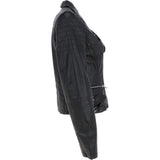 Leather Biker Jacket Black: BR CHELSEA