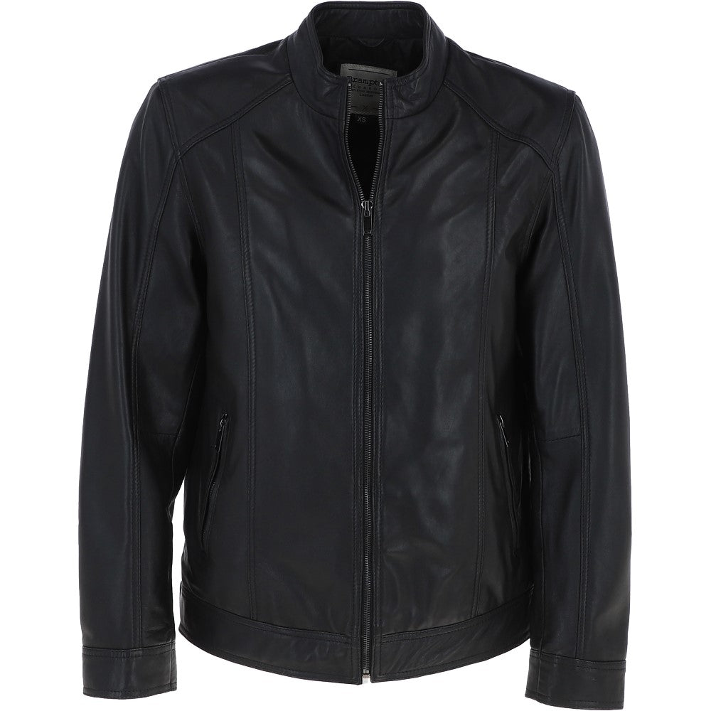 Leather Biker Jacket Black: BR ROCK 2