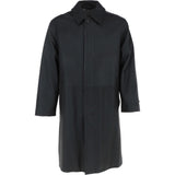 Men's Knee Nappa Leather Overcoat Black/snu: BUGGATI CALF