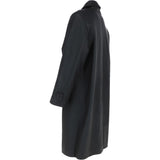 Men's Knee Nappa Leather Overcoat Black/snu: BUGGATI CALF