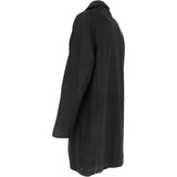 Men's 3/4 Nappa Leather Overcoat Black/snu: BUGGATI KNEE