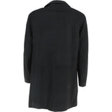 Men's 3/4 Nappa Leather Overcoat Black/snu: BUGGATI KNEE