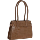 Ashwood Two Section Leather Tote Bag Tan: C-52