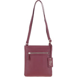 Ashwood Leather Crossbody Bag Bordeaux: 63014/cb3