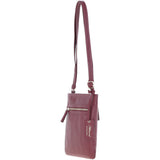 Ashwood Leather Crossbody Bag Bordeaux: 63014/cb3