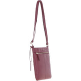 Ashwood Leather Crossbody Bag Bordeaux: 63014/cb3