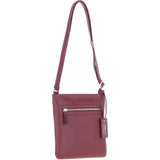 Ashwood Leather Crossbody Bag Bordeaux: 63014/cb3
