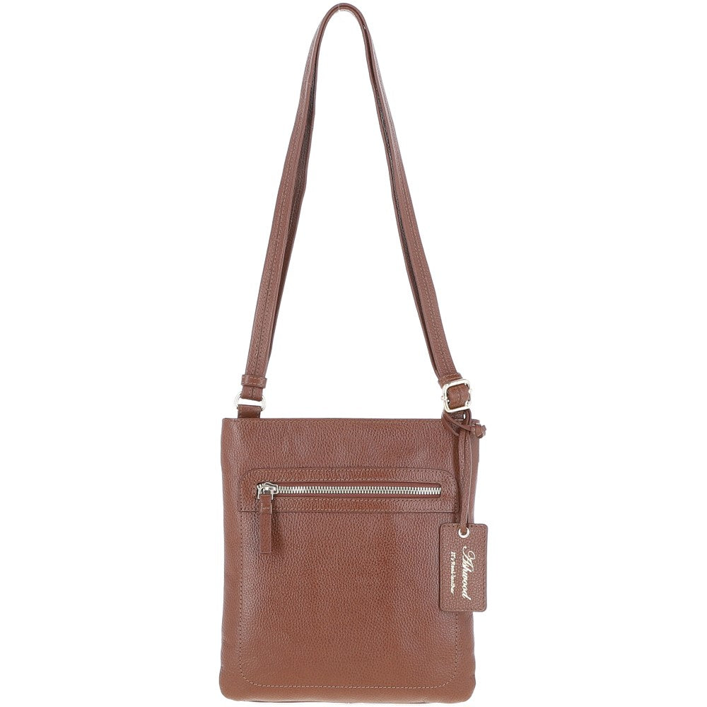 Ashwood Leather Crossbody Bag Tan: 63014/cb3