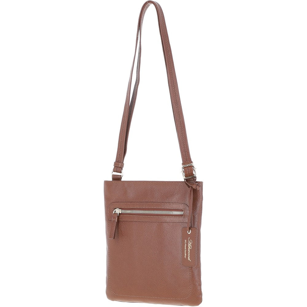 Ashwood Leather Crossbody Bag Tan: 63014/cb3