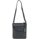 Ashwood Leather Crossbody Bag Black: CB-5