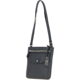 Ashwood Leather Crossbody Bag Black: CB-5