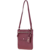 Ashwood Leather Crossbody Bag Bordeaux: CB-5
