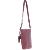 Ashwood Leather Crossbody Bag Bordeaux: CB-5