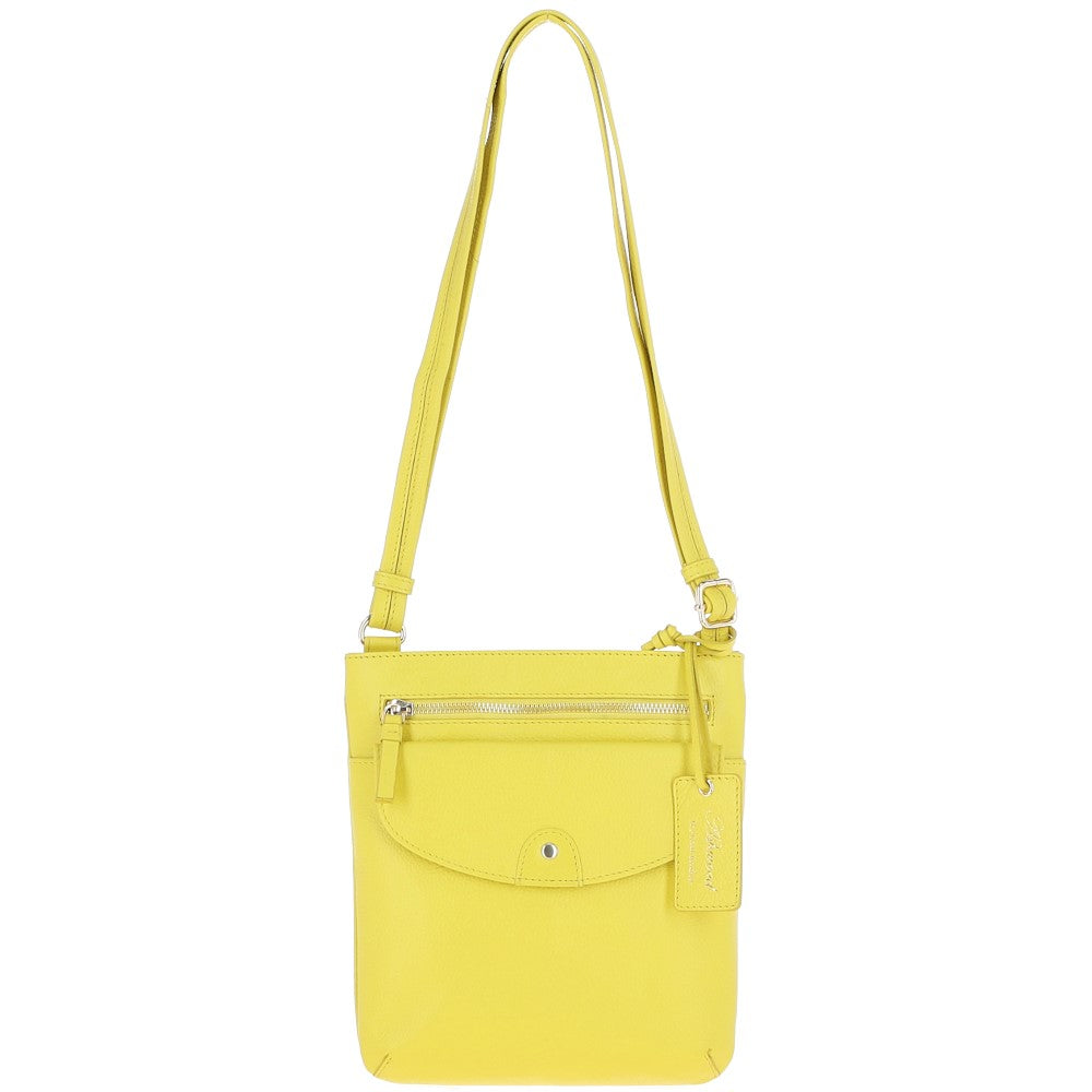 Ashwood Leather Crossbody Bag Yellow: CB-5