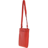 Ashwood Curve Zip Top Leather Cross Body Bag Papaya Orange: CURVE