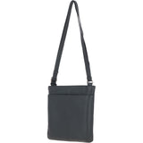 Ashwood Curve Zip Top Leather Cross Body Bag Slate Grey: CURVE