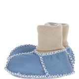 Fenland Unisex Kids Sheepskin Booties Baby Blue: CUTIE BOOTIE