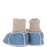 Fenland Unisex Kids Sheepskin Booties Baby Blue: CUTIE BOOTIE