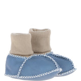 Fenland Unisex Kids Sheepskin Booties Baby Blue: CUTIE BOOTIE