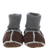 Fenland Unisex Kids Sheepskin Booties Brown: CUTIE BOOTIE