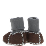 Fenland Unisex Kids Sheepskin Booties Brown: CUTIE BOOTIE