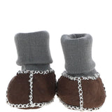 Fenland Unisex Kids Sheepskin Booties Brown: CUTIE BOOTIE