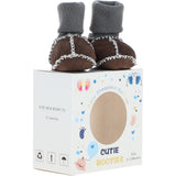 Fenland Unisex Kids Sheepskin Booties Brown: CUTIE BOOTIE