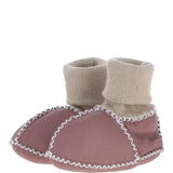 Fenland Unisex Kids Sheepskin Booties Dusty Pink: CUTIE BOOTIE