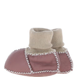 Fenland Unisex Kids Sheepskin Booties Dusty Pink: CUTIE BOOTIE