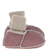 Fenland Unisex Kids Sheepskin Booties Dusty Pink: CUTIE BOOTIE