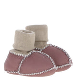 Fenland Unisex Kids Sheepskin Booties Dusty Pink: CUTIE BOOTIE