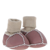 Fenland Unisex Kids Sheepskin Booties Dusty Pink: CUTIE BOOTIE