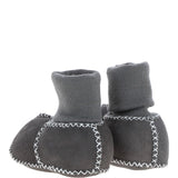 Fenland Unisex Kids Sheepskin Booties Grey: CUTIE BOOTIE